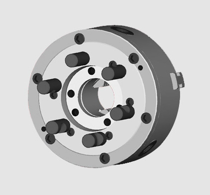 K12/D Series Type D , Direct Mount , Mounting With Studs and Camlocks 4-Jaw Self-Centering Chucks