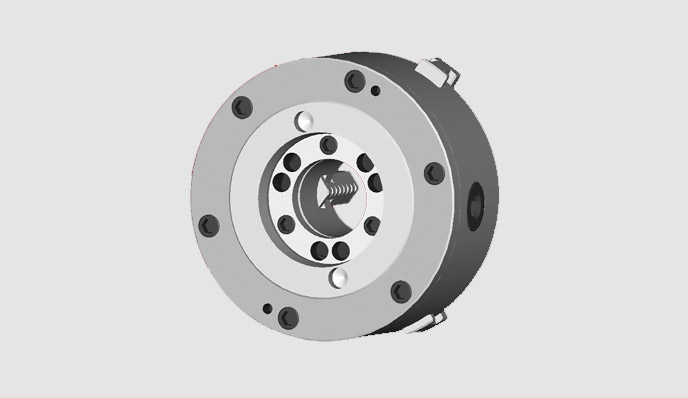 K12/A1,A2 Series Type A1 & A2 , Direct Mount , Mounting From Front 4-Jaw Self-Centering Chucks