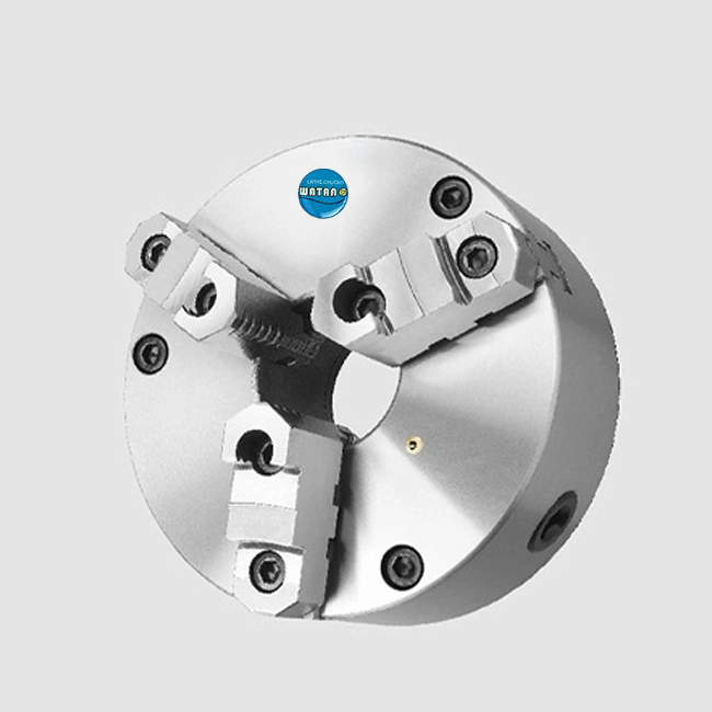 K11-A Series 3-Jaw Self-Centering Chucks Plain Back, Two-piece Hard Reversible Jaws