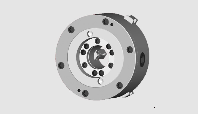 K11/A1,A2 Series Type C , Direct Mount , Mounting With Studs and Locknuts 3-Jaw Self-Centering Chucks