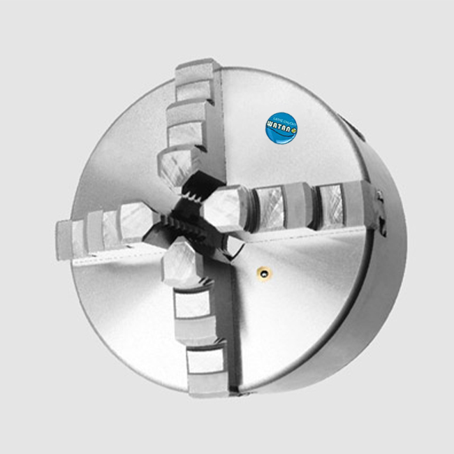 K12 Series 4-Jaw Self-Centering Chucks Plain Back, Two Sets of Hard Solid Jaws